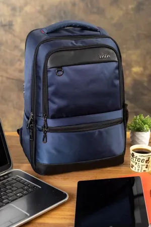 Sportif Su Geçirmez 14-15,6 inç Lacivert Notebook Laptop Sırt Çantası