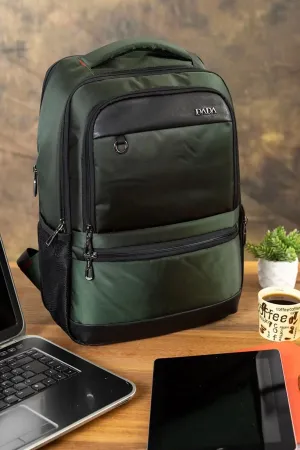 Sportif Su Geçirmez 14 - 15,6 inç Haki Notebook Laptop Sırt Çantası