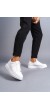 Boost Bağcıklı Cilt Erkek Günlük Sneaker Ayakkabı Cbt - Beyaz