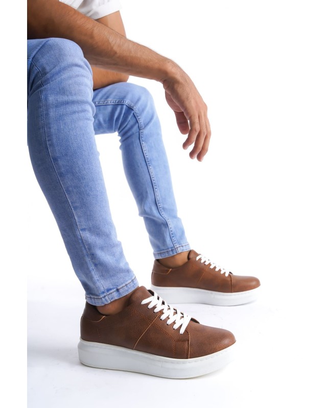 Boost Bağcıklı Cilt Erkek Günlük Sneaker Ayakkabı C