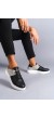 Boost Bağcıklı Cilt Süet Erkek Günlük Sneaker Ayakkabı Csbt - Siyah/gri