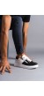 Warrior Bağcıklı Ve Fermuarlı Cilt Erkek Günlük Sneaker Ayakkabı Cbt - Beyaz/siyah
