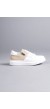 Warrior Bağcıklı Ve Fermuarlı Cilt Süet Erkek Günlük Sneaker Ayakkabı Csbt - Beyaz/krem