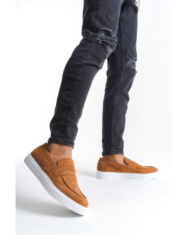 Estilo X Bağcıksız Süet Erkek Günlük Spor Klasik Ayakkabı S
